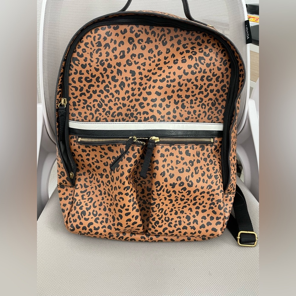 Fossil Leopard Print Backpack